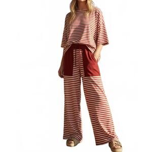 NEW SEWN AND SEEN terracotta dream set in ivory brick red